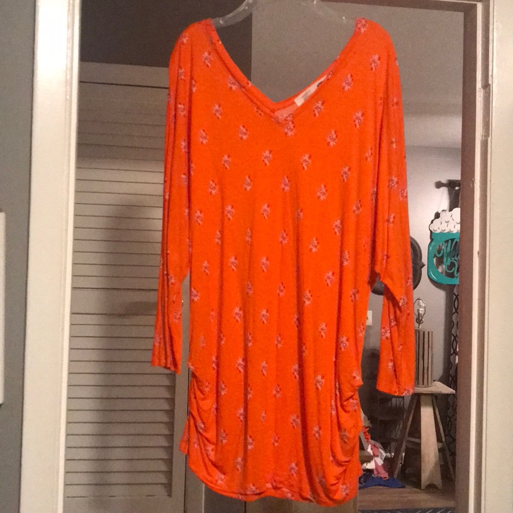 Orange Old Navy Maternity Top